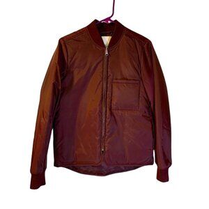 ARKET Women's Nylon Liner Jacket Size S US 36 EU Bomber 2-in-1 System Swedish